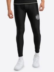 Legginsy Benlee Abington PU. Czarne legginsy sportowe męskie BENLEE, m, bez wzorów, z poliesteru, na fitness i siłownię. Za 188.50 zł.