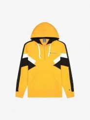 Męska bluza Champion Half Zip Hooded Sweatshirt 214784-YS026. Żółte bluzy męskie Champion, m, bez wzorów, z bawełny, bez kaptura, rowerowe. Za 256.80 zł.