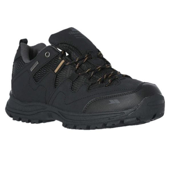 Buty Turystyczne Męskie Finley Low Cut. Czarne trekkingi męskie Trespass, trekkingowe. Za 203.99 zł.