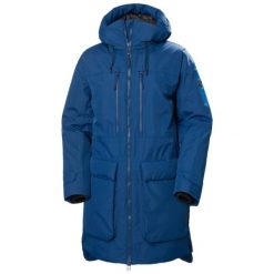 Parka damska Helly Hansen Maud. Niebieskie kurtki damskie Helly Hansen, na zimę, bez wzorów, bez kaptura. W wyprzedaży za 1,230.90 zł.