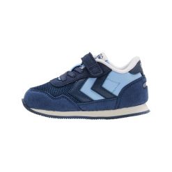 Sneakersy dla chłopców Hummel Reflex Multi. Niebieskie buty sportowe chłopięce Hummel, bez wzorów, bez zapięcia, trekkingowe. W wyprzedaży za 169.50 zł.