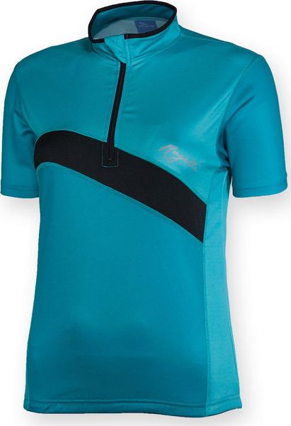 Rogelli Koszulka damska Bona turkusowa r. XS. Niebieskie t-shirty damskie Rogelli, xs, bez wzorów, bez kołnierzyka. Za 99.00 zł.