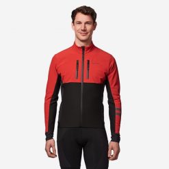 Kurtka rowerowa szosowa męska Van Rysel EDR zimowa. Czarne kurtki sportowe męskie VAN RYSEL, na zimę, m, bez wzorów, z materiału, rowerowe. Za 359.99 zł.