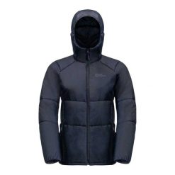 Kurtka Ocieplana Damska Bergland INS. Niebieskie kurtki damskie Jack Wolfskin, bez wzorów, bez kaptura. Za 595.99 zł.