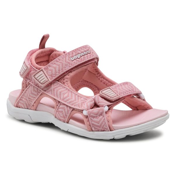 Sandały Bagheera. Czerwone sandały dziewczęce Bagheera, bez zapięcia. Za 189.99 zł.