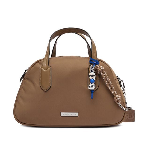 Torebka KARL LAGERFELD. Brązowe torebki do ręki damskie KARL LAGERFELD, bez wzorów, klasyczne, bez dodatków. Za 999.99 zł.