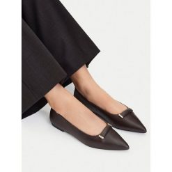 Baleriny Lasocki. Brązowe baleriny damskie Lasocki, bez wzorów, bez obcasa. Za 199.99 zł.