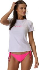 4f Koszulka damska 4F F2717 biała 4FWSS26TTSHF2717 10S M. Białe t-shirty damskie 4f, m, bez wzorów, bez kołnierzyka. Za 64.78 zł.