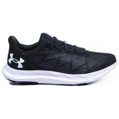 Buty biegowe damskie Under Armour W Charged Speed Swift. Czarne obuwie sportowe damskie Under Armour, bez wzorów, do biegania. Za 199.99 zł.