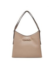 Guess Torebka Lefia HWBG96 44020 Beżowy. Brązowe torebki do ręki damskie Guess, z aplikacjami, ze skóry, bez dodatków. Za 489.99 zł.