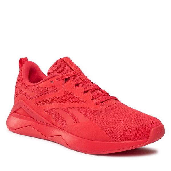 Buty na siłownię Reebok. Czerwone buty sportowe męskie Reebok, bez zapięcia, na fitness i siłownię. Za 219.99 zł.