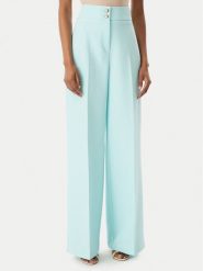 Maryley Spodnie materiałowe 6EB680/43AC Turkusowy Regular Fit. Niebieskie spodnie materiałowe damskie Maryley, s, bez wzorów, z materiału. Za 279.99 zł.