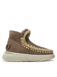 Mou Śniegowce Eskimo Jogger Glitter Logo FW421001A Brązowy. Brązowe śniegowce i trapery damskie Mou, ze skóry. Za 1,199.00 zł.