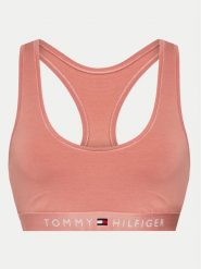Tommy Hilfiger Biustonosz top UW0UW04143 Różowy. Czerwone biustonosze Tommy Hilfiger, bez wzorów, z bawełny. Za 89.99 zł.