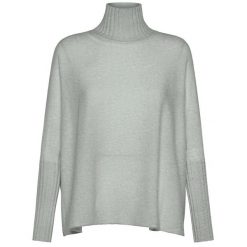 Sweter Deha Wooly Blend High Neck Sweater Damskie. Szare swetry damskie Deha, s, bez wzorów, z kaszmiru, eleganckie, bez kołnierzyka, bez ramiączek, długie, bez kaptura. Za 486.99 zł.