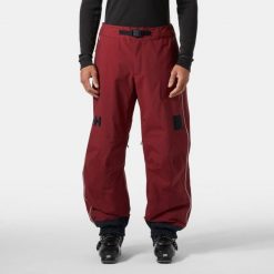 Spodnie narciarskie Helly Hansen ULLR D 2.0. Czerwone spodnie materiałowe damskie Helly Hansen, bez wzorów. Za 921.50 zł.