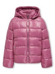 Kids ONLY Kurtka zimowa 15306406 Różowy Regular Fit. Czerwone buty zimowe dziewczęce Kids Only, na zimę, bez wzorów, z syntetyku, bez kaptura. Za 169.99 zł.