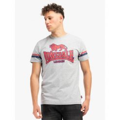 T-shirt regularny Lonsdale Methley. Niebieskie t-shirty męskie Lonsdale, bez wzorów, sportowe, bez kołnierzyka. Za 136.00 zł.