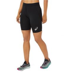 Spodenki sportowe damskie ASICS Fujitrail Sprinter Short. Czarne szorty sportowe damskie Asics, s, bez wzorów, z elastanu, sportowe, do biegania. Za 296.75 zł.