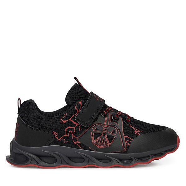Sneakersy Star Wars. Czarne trampki i tenisówki chłopięce Star Wars, bez wzorów, retro, bez zapięcia. Za 139.99 zł.