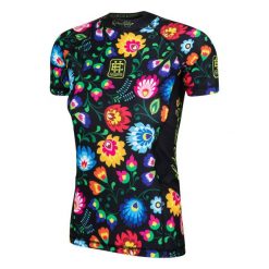 Koszulka sportowa damska Rashguard MMA EXTREME HOBBY FOLK 2. Czarne koszulki sportowe damskie EXTREME HOBBY, l, bez wzorów, z bawełny, bez kołnierzyka, bez ramiączek, do biegania. Za 199.00 zł.