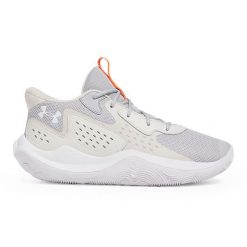 Buty do koszykówki Under Armour Jet' 23. Szare obuwie sportowe damskie Under Armour, bez wzorów, do koszykówki. Za 289.99 zł.