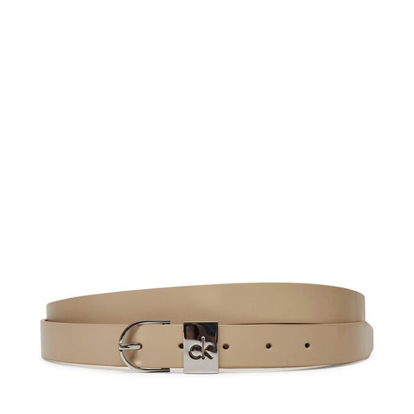 Pasek Calvin Klein. Brązowe paski damskie Calvin Klein, bez wzorów. Za 139.99 zł.