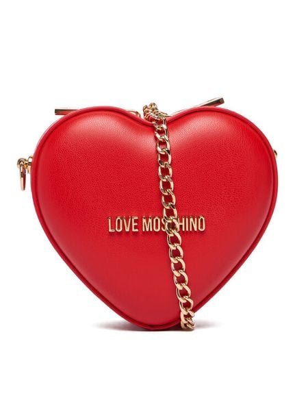 LOVE MOSCHINO Torebka JC4326PP0NKV0500 Czerwony. Czerwone torebki do ręki damskie Love Moschino, bez wzorów, ze skóry, wizytowe, bez dodatków. Za 429.99 zł.