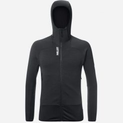 Bluza męska Millet Kamet Grid HD. Czarne bluzy męskie Millet, m, bez wzorów, z elastanu, bez kaptura. Za 859.99 zł.
