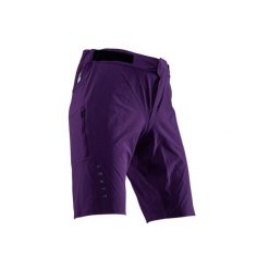 Spodenki rowerowe (+spodenki kolarskie z pampersem w zestawie) LEATT Shorts MTB. Fioletowe szorty męskie LEATT, na lato, l, bez wzorów, z materiału. Za 344.20 zł.