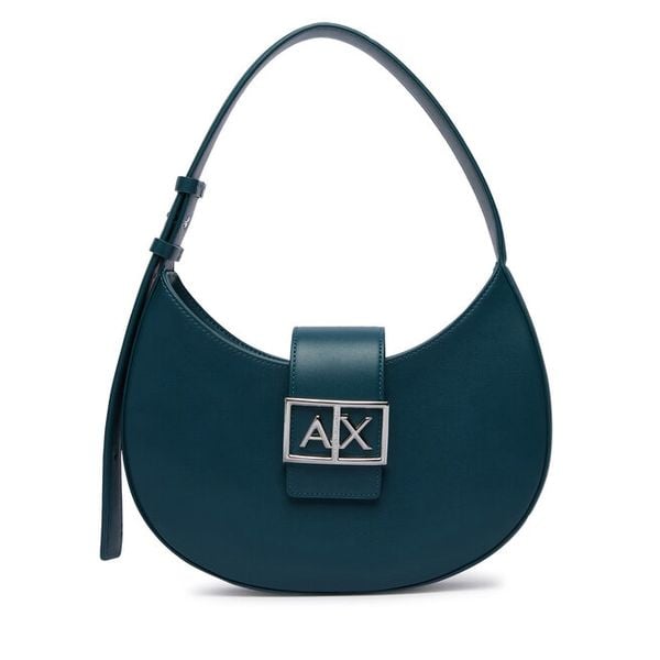 Torebka Armani Exchange. Zielone torebki do ręki damskie Armani Exchange, bez wzorów, klasyczne, bez dodatków. Za 614.99 zł.