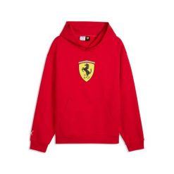 Ferrari Bluza z kapturem. Czerwone bluzy męskie Puma, xs, bez wzorów, z polaru, z kapturem. Za 349.50 zł.