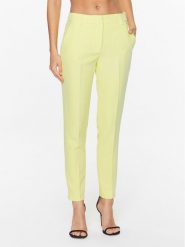 Liu Jo Spodnie materiałowe CA3235 T2200 Żółty Slim Fit. Żółte spodnie materiałowe damskie Liu Jo, bez wzorów, z materiału. Za 1,139.00 zł.