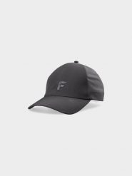 4F Czapka z daszkiem strapback uniseks - szara L/XL. Szare czapki i kapelusze damskie 4f, na lato, z aplikacjami, z elastanu, klasyczne. W wyprzedaży za 49.99 zł.