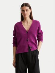Marc O'Polo Kardigan 506 6059 61069 Fioletowy Relaxed Fit. Fioletowe kardigany damskie Marc O'Polo, s, bez wzorów, z bawełny. Za 399.99 zł.