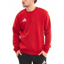 Bluza Męska adidas Entrada 26 Bez Kaptura Sportowa Bawełniana roz. XL. Czerwone bluzy męskie Adidas, m, bez wzorów, z bawełny, bez kaptura. Za 135.00 zł.