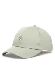 BOSS Czapka z daszkiem Ari B Icon 50567665 Zielony ciemny. Zielone rękawiczki damskie Boss, bez wzorów, z bawełny. Za 169.99 zł.