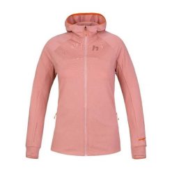 Bluza damska z kapturem Hannah Eli. Czerwone bluzy damskie Hannah, bez wzorów, z materiału, z kapturem. Za 224.39 zł.