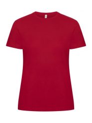 Clique Classic OC-T Women koszulka z organicznej bawełny – red. Czerwone t-shirty damskie CLIQUE, s, bez wzorów, z bawełny, klasyczne, bez kołnierzyka. Za 117.93 zł.