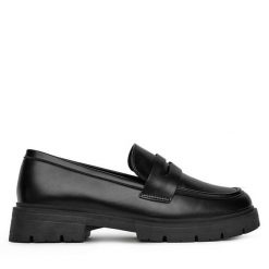 Loafersy DeeZee. Czarne mokasyny damskie DeeZee. Za 149.99 zł.