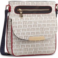 Torebka MONNARI - BAG3220-013 Navy. Białe listonoszki damskie Monnari, z materiału. W wyprzedaży za 129.00 zł.