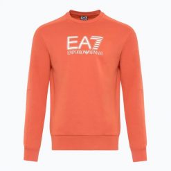 Bluza męska EA7 Emporio Armani Train Visibility T-Top. Brązowe bluzy męskie EA7 Emporio Armani, m, bez wzorów, z bawełny, bez kaptura. Za 369.99 zł.