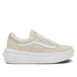 Buty VANS OLD SKOOL OVERT CC Beżowy. Brązowe obuwie sportowe damskie Vans, bez wzorów, ze skóry, Vans Old Skool. Za 277.99 zł.