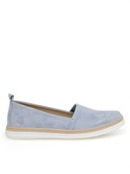 Lasocki Półbuty WI23-ATINA-02 Niebieski. Niebieskie półbuty damskie Lasocki, bez wzorów, ze skóry, bez obcasa, na płaskiej podeszwie, bez zapięcia. Za 179.99 zł.