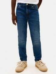 Tommy Hilfiger Jeansy KB0KB10040 M Granatowy Straight Fit. Niebieskie jeansy dla chłopców Tommy Hilfiger, z bawełny. Za 209.99 zł.