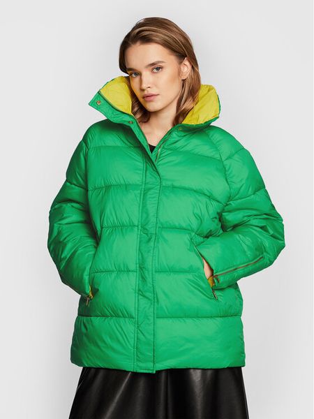 PINKO Kurtka zimowa Brunella 1G17Z3 A082 Zielony Relaxed Fit. Zielone kurtki damskie Pinko, na zimę, m, bez wzorów, z syntetyku, bez kaptura. Za 1,009.00 zł.