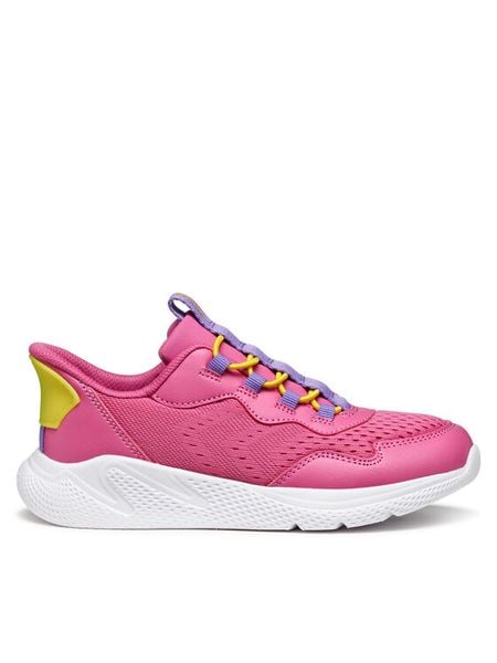 Geox Sneakersy J65NTA 01454 C8DN8D Różowy. Czerwone buty sportowe dziewczęce Geox, bez wzorów, z materiału, bez zapięcia. Za 161.99 zł.