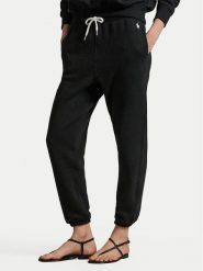 Polo Ralph Lauren Spodnie dresowe 211971700003 Czarny Tapered Fit. Czarne spodnie dresowe damskie Polo Ralph Lauren, m, bez wzorów, z dresówki. Za 729.99 zł.