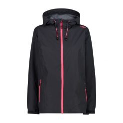 Kurtka przeciwdeszczowa damska z kapturem CMP. Brązowe kurtki damskie CMP, bez wzorów, z kapturem. Za 281.99 zł.