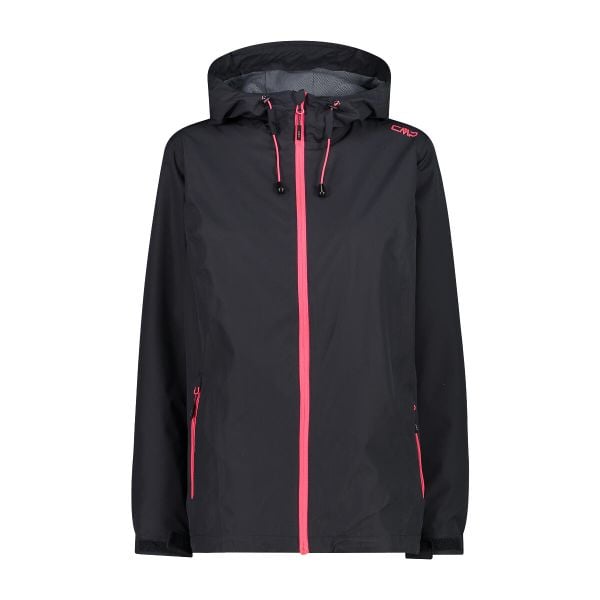 Kurtka przeciwdeszczowa damska z kapturem CMP. Brązowe kurtki damskie CMP, bez wzorów, z kapturem, trekkingowe. Za 219.00 zł.